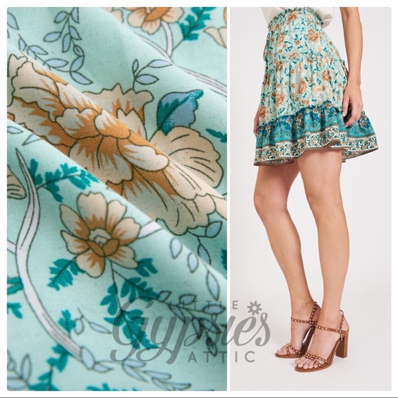 Little Gypsie's She Walks in Beauty Mini Skirt - Picture 7 of 10